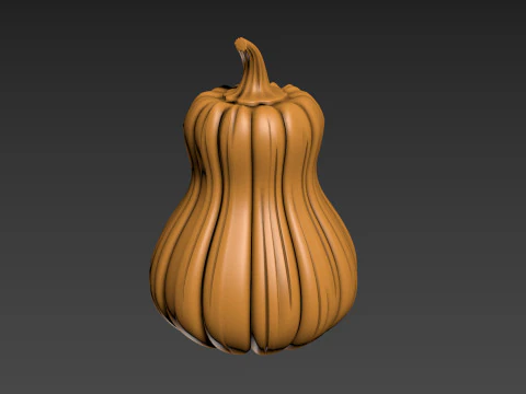 Verdure di zucca2 Modello di stampa 3D