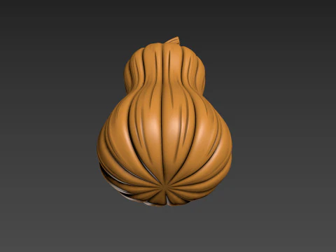 Verdure di zucca2 Modello di stampa 3D
