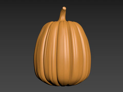 Pumpkin Vegetable4 Fruit 3D Print Model