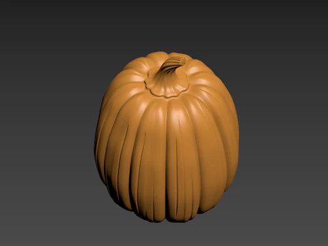 Pumpkin Vegetable4 Fruit 3D Print Model
