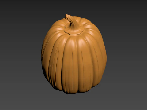 Pumpkin Vegetable4 Fruit 3D Print Model