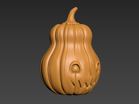 Pumpkin Halloween2 3D 프린트 모델