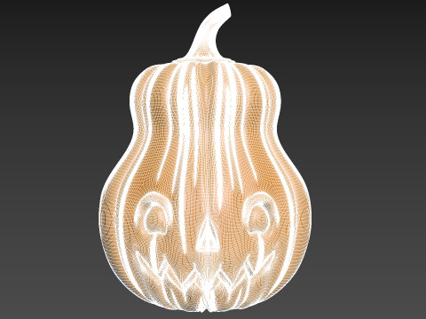 Pumpkin Halloween2 3D 프린트 모델