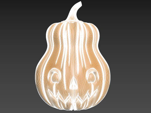 Calabaza Halloween2 Modelo de impresión 3D