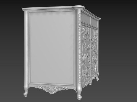 Sideboard Cabinet for CNC Modello 3D
