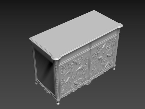 Sideboard Cabinet for CNC Modello 3D