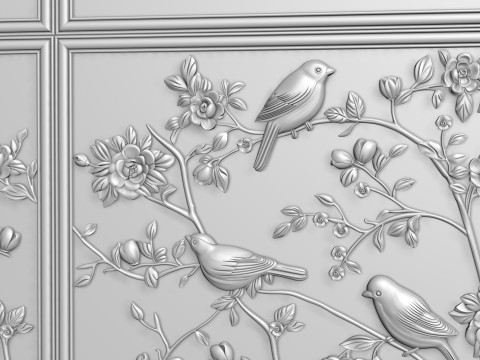 Sideboard Cabinet for CNC Modello 3D