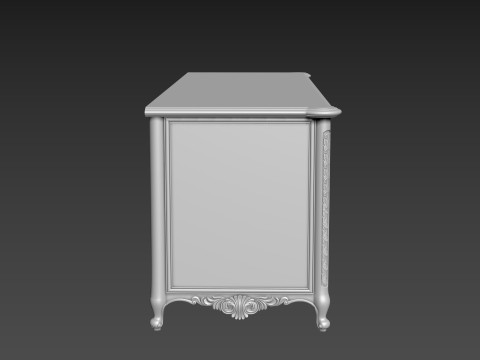 Dressing Table for CNC Bedroom furniture 3D-Modell