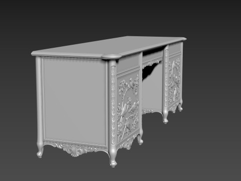 Dressing Table for CNC Bedroom furniture 3D-Modell