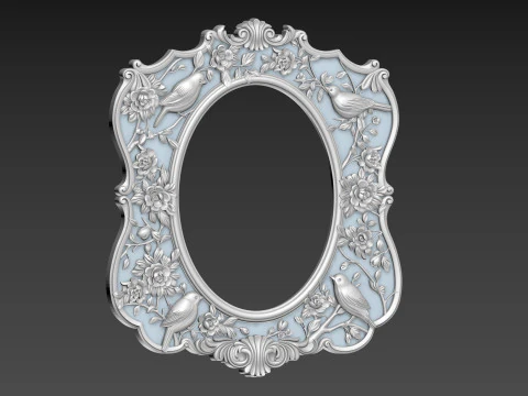 Mirror Frame for CNC 3D Model
