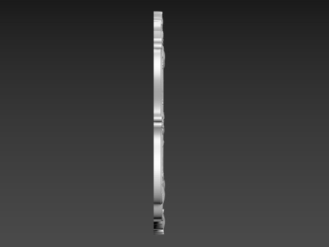 Mirror Frame for CNC 3D Model