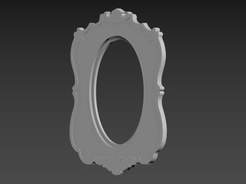 Mirror Frame for CNC 3D Model