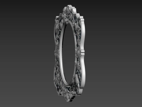 Mirror Frame for CNC 3D Model