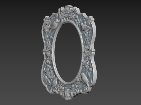 Mirror Frame for CNC 3D Model