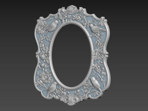 Mirror Frame for CNC 3D Model