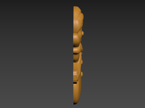 Snowman Relief Model do druku 3D
