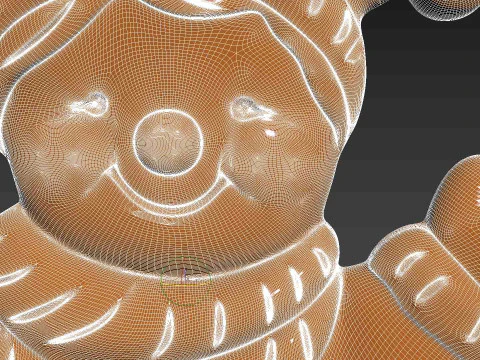Snowman Relief 3D Print Model