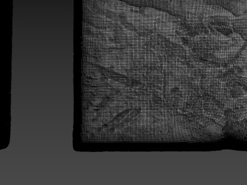 Brick stone plaster texture finishing Modello di stampa 3D