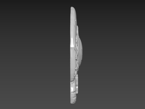 Pumpkin Halloween Relief 3D Model