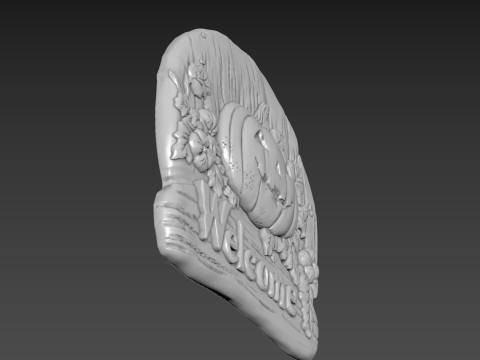 Pumpkin Halloween Relief 3D Model