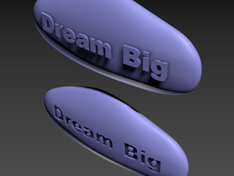 Stone Dream Big 3D Druckmodell