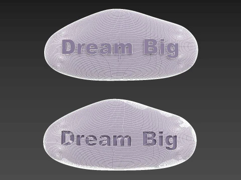 Stone Dream Big 3D Print Model