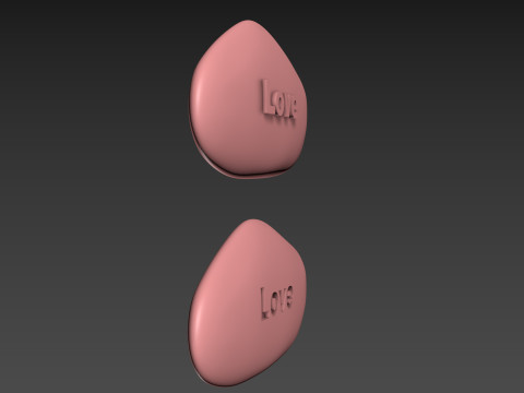 Stone Decor Mascot Amulet Modèles 3D en vedette