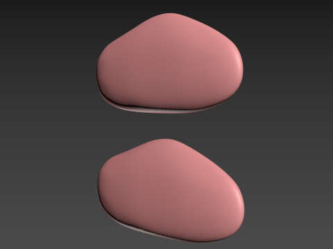 Stone Decor Mascot Amulet Modèles 3D en vedette