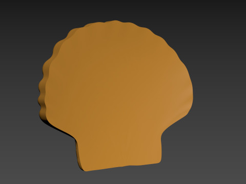 Seashell Shell Pearlshell 3D Print Model
