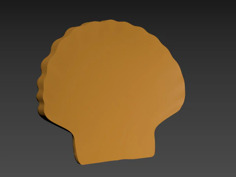 Seashell Shell Pearlshell 3D Print Model