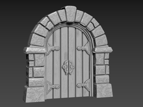 Door Stone Arch 3D Принт Модель