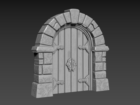 Door Stone Arch 3D Принт Модель