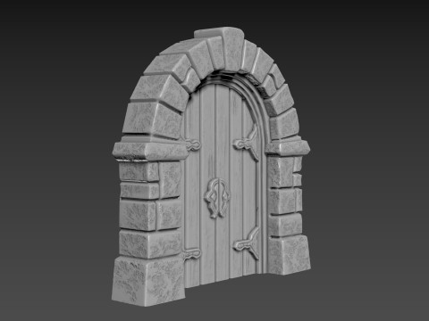 Door Stone Arch 3D Принт Модель