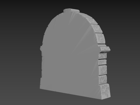 Door Stone Arch 3D Принт Модель