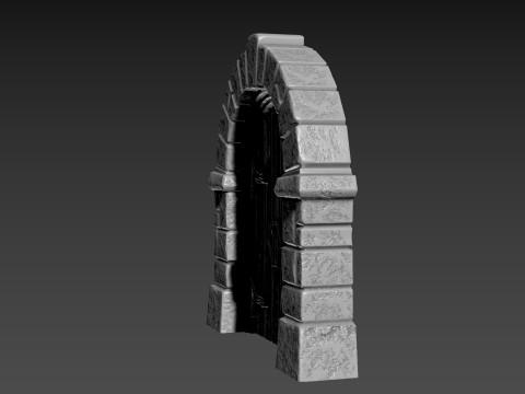 Door Stone Arch 3D Принт Модель