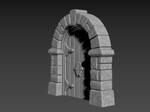 Door Stone Arch 3D Принт Модель