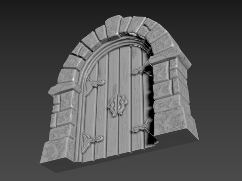 Door Stone Arch 3D Принт Модель