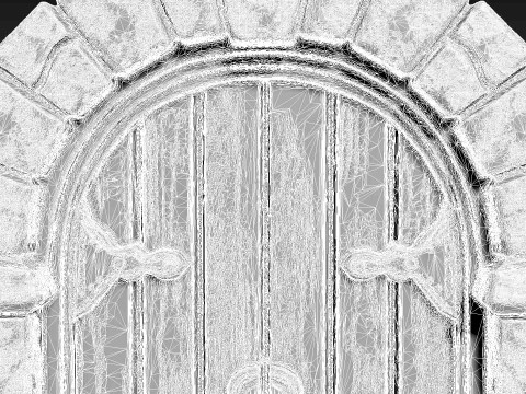 Door Stone Arch 3D Принт Модель