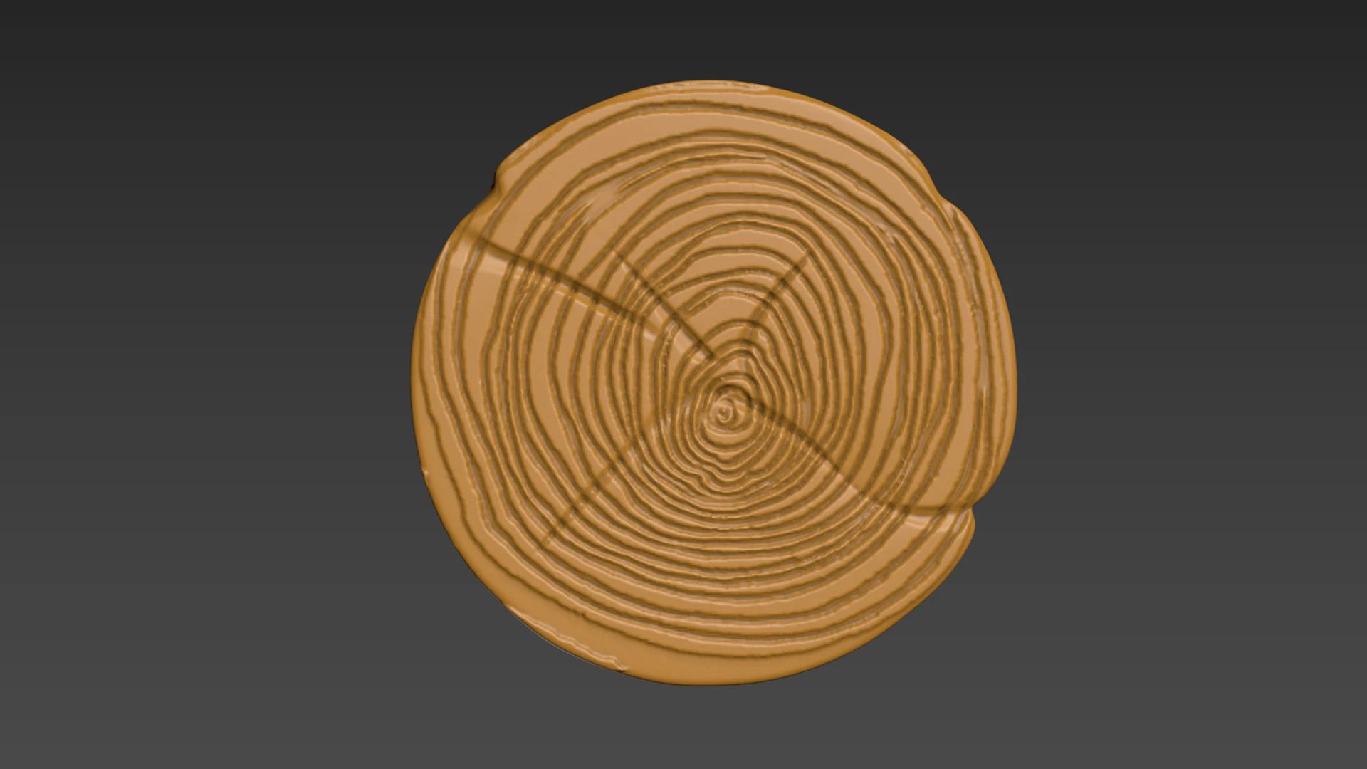 Wood Slice Stump Cut trunk Tree cross-section 3D Print Model .c4d .max .obj .3ds .fbx .stl .blend