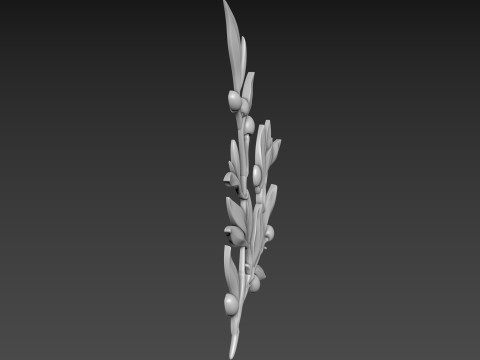 Olive Branch Relief 3D Model