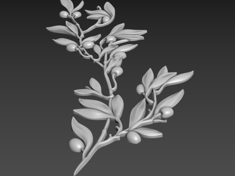 Olive Branch Modèle 3D