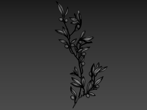 Olive Branch Modèle 3D