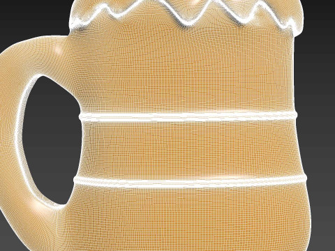 Biermok 3D-printmodel 3D printmodel