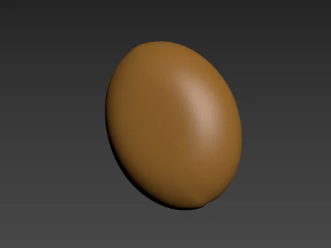 Coffee bean 3D Print Model