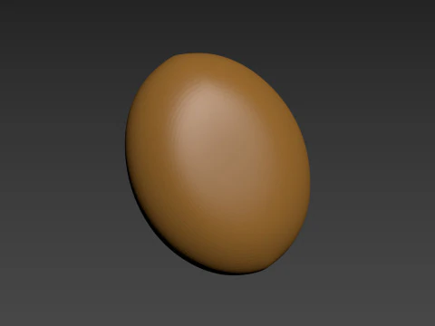 Coffee bean 3D Print Model