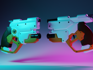 Sci-Fi Pistol 3Dモデル