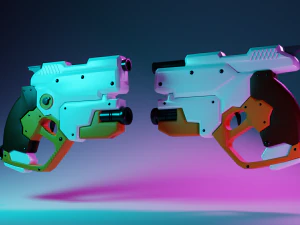 Sci-Fi Pistol 3D Model