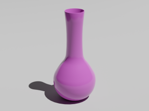 Ordinary vases low-poly Model 3D