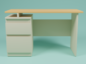 Computer desk Model 3D