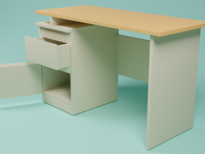Computer desk Model 3D